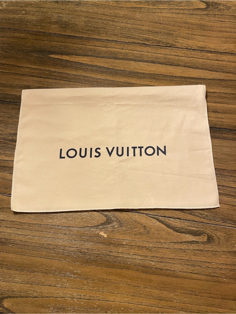 Louis Vuitton Cotton Dust Bag Envelope Purse Cover Storage 18x12”